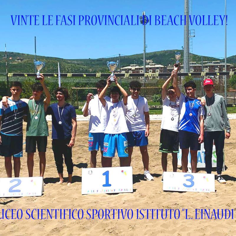 Campioni Provinciali beach volley